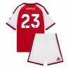 Koszulka piłkarska Arsenal Mikel Merino #23 Strój Domowy dla dzieci 2026-27 tanio Krótki Rękaw (+ Krótkie spodenki)